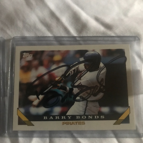 Barry Bonds Rare card Autographed - Picture 4 of 6
